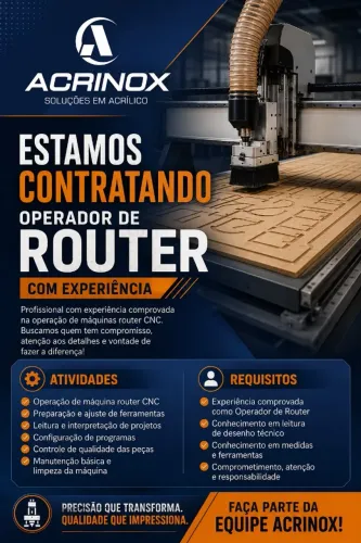 Vaga: Operador de Router