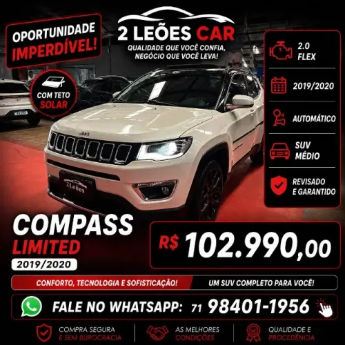Jeep Compass Limited 2.0 4X2 Flex 16V Aut. 2020