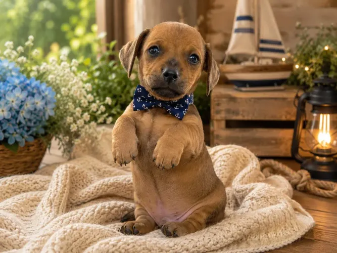 Dachshund macho caramelo perfeitissimo