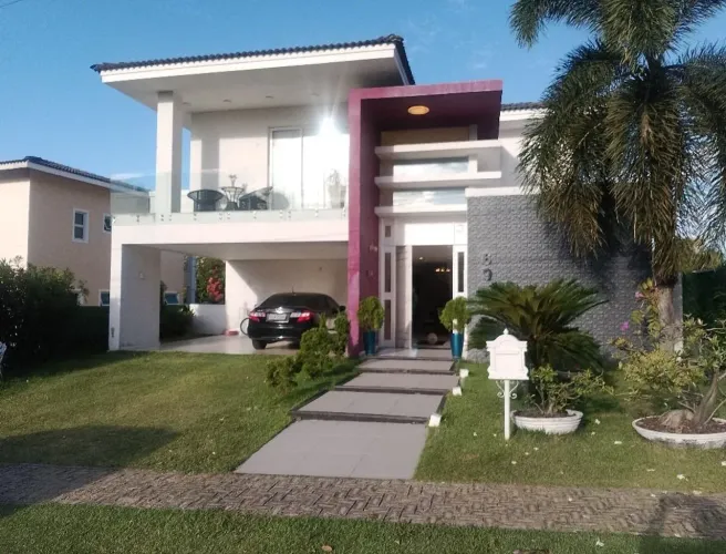 Casa à venda no Alphaville Fortaleza com 390 m², 5 suítes e 4 vagas Eusébio/CE