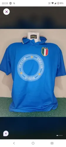 Camisa Itália retro anos 90