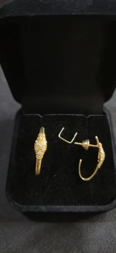 Brinco de ouro! 18k/750 