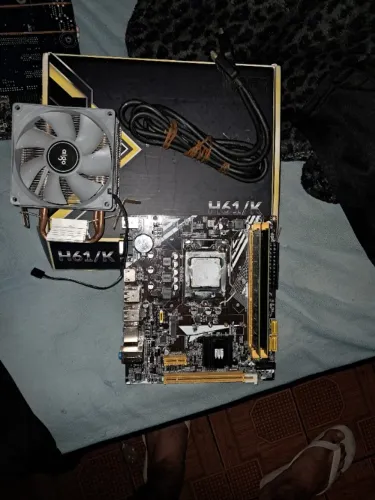 Kit Gamer Core i7, 16gb RAM + H61k Placa mãe suporte a M2 ssd NVME