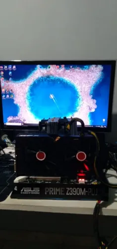 Placa de Vídeo Randeon XFX RX-580 Modelo 8Gb VRAM