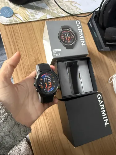 Garmin fenix 8 amoled sapphire, titanium - Completo