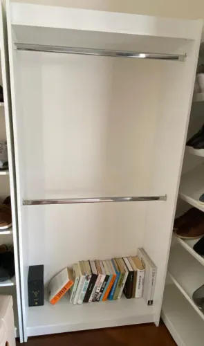 Armários em mdf branco 
