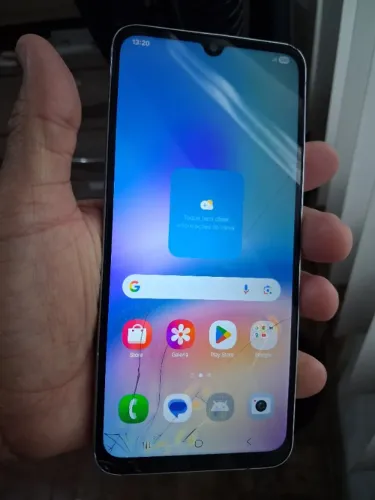 CELULAR SAMSUNG A05S 4G 128GB 6GB RAM MUITO RÁPIDO SÓ TELA RACHADA.