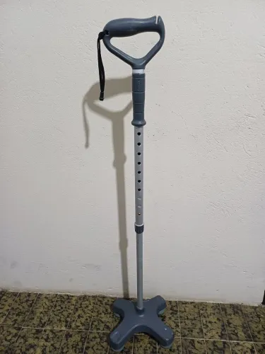 Bengala 4 apoios grafite mercur