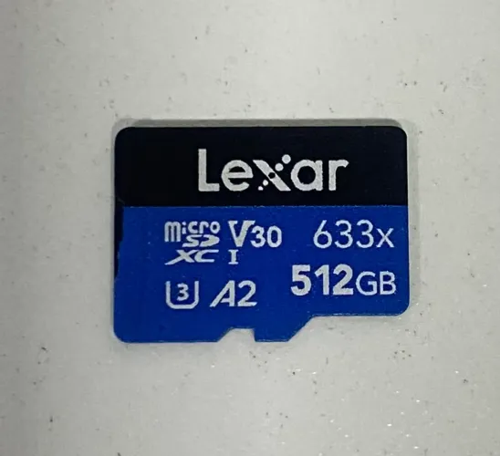 Cartão de memória original. 512 g