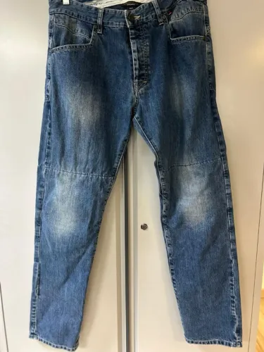 Calça Moto Jeans Dainese Bonneville Azul Claro Tam 34