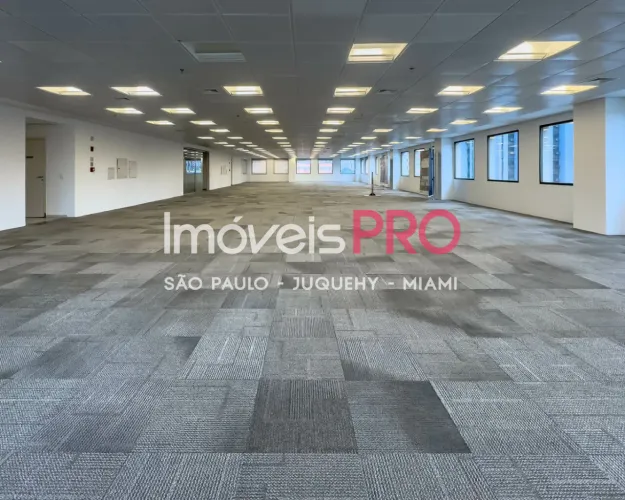 Laje Corporativa 597 m² no eixo Chucri Zaidan | Custo x benefício altíssimo