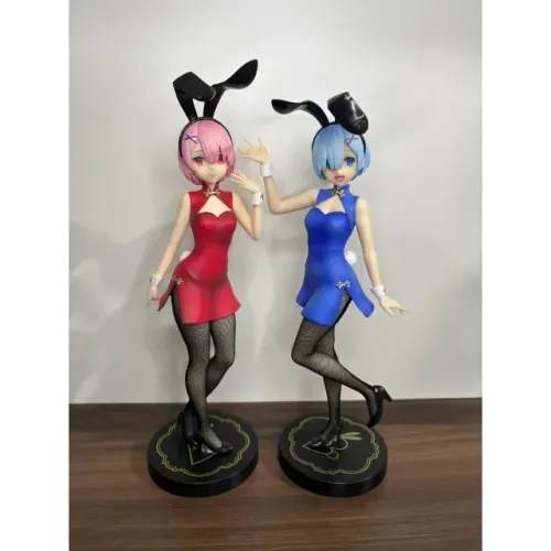 Ram e Rem Bicute Bunnies China Dress Furyu Original Figure Re Zero