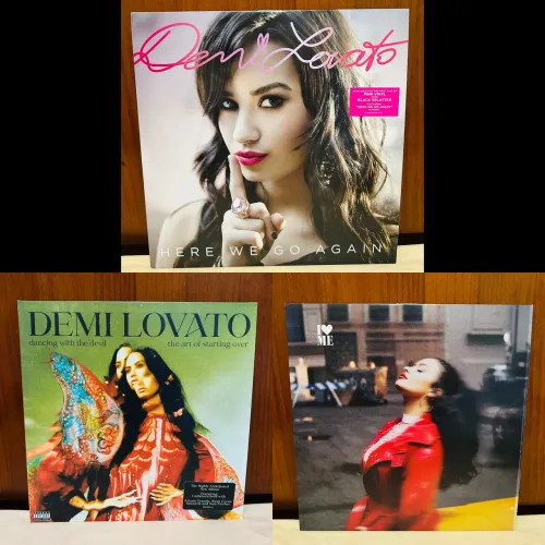 DEMI LOVATO kit Discos de vinil (+ Brinde)