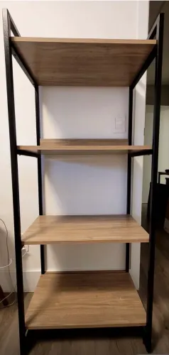 Vendo mesa e estante para escritório