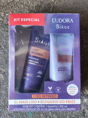 Kit Eudora Siage shampoo e condicionador