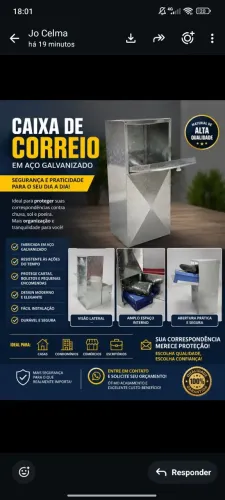 Caixa para encomendas, receber encomendas, entregas shopee,correios , mercado livre amazo