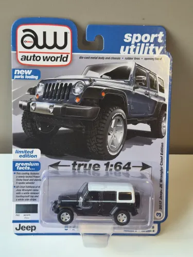Miniatura Auto World 2017 Jeep JK Wrangler Chief Edition Premium
