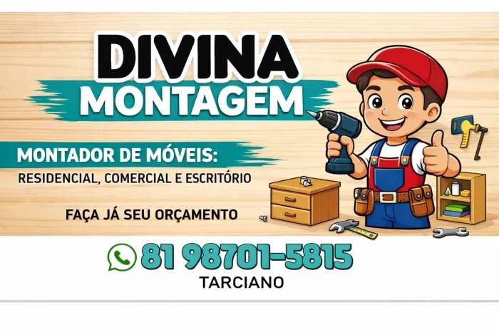 montagem e desmontagem de móveis 