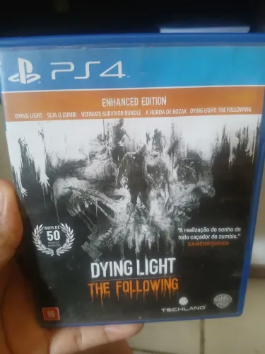 Dying Light The Following Enhanced Edition PS4 - Mídia Física Original - Completo