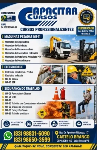Cursos profissionalizantes