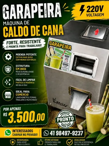Vendo moredor de cana