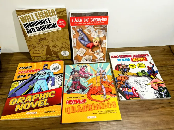 5 livros para desenhar quadrinhos