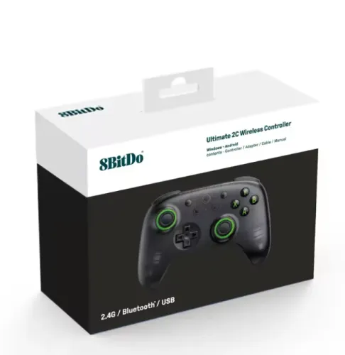 8BitDo - Controle de Jogo Sem Fio Ultimate 2C para PC, Windows 10, 11, Steam Deck, Raspber