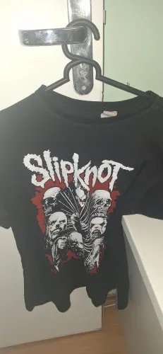 Camiseta metal numetal slipknot rock