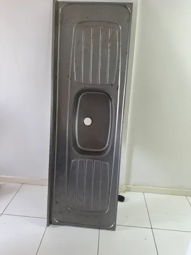 PIA DE AÇO INOX 180cm