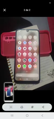 Vendo celular A17 novo sem marca