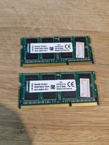 Kit Memória Kingston 16GB DDR3 1600MHz (2x8GB) Notebook - Uzimanu_Importados
