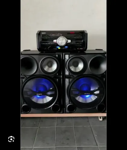 Aparelho de som sony genezy sh 2000 watts rms de potência 