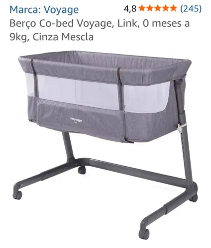 Berço Voyage de acoplar semi novo