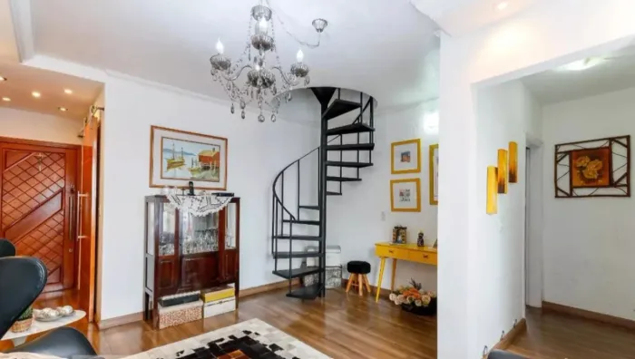 Cobertura à venda em São Paulo-SP, Parque Novo Mundo: 2 quartos, 1 suíte, 2 banheiros, 1 v