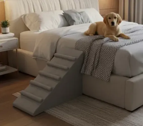Rampa Escada Antiderrapante com degraus para Pet Cachorro Gatos Animais
