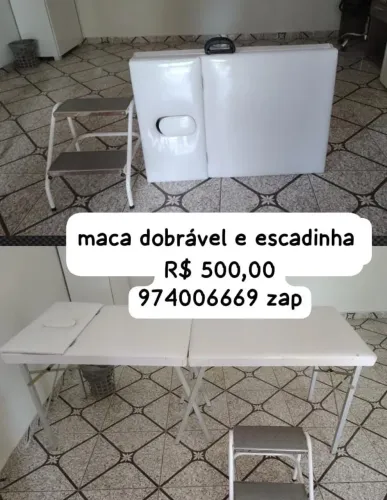 Maca Dobrável e Escadinha
