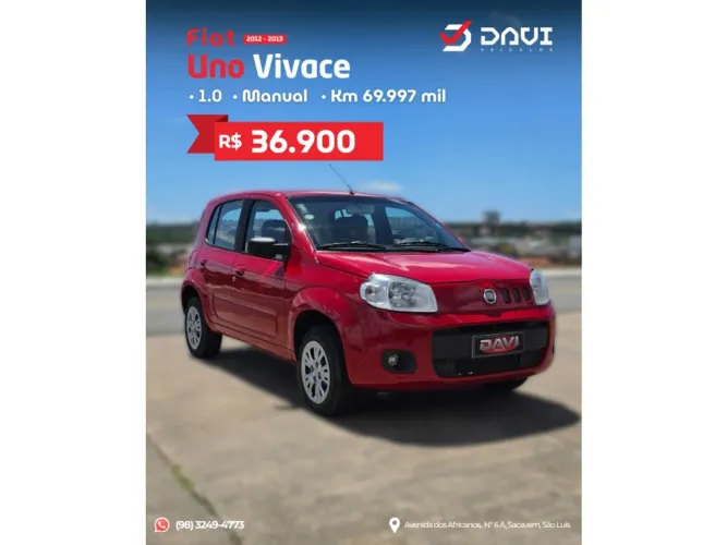 Fiat Uno Vivace/rua 1.0 EVO Fire Flex 8V 5P 2013