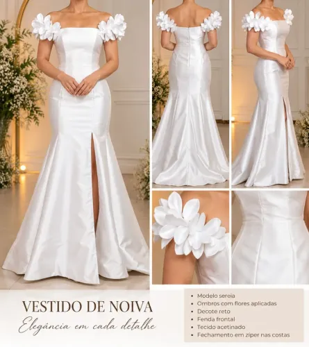 Oportunidade: Vestido de noiva alta costura