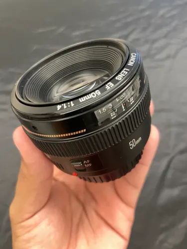 Lente Canon 50mm 1.4 ultrasonic