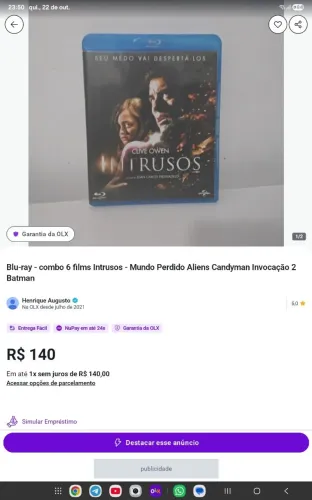 Combo 6 filmes
