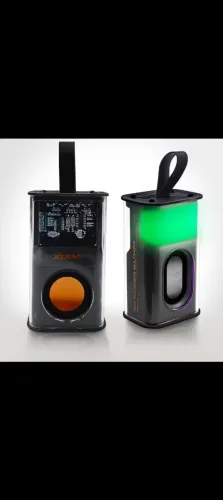 Caixa de som bluetooth RGB portátil Gas Station Xtrad KMS-222