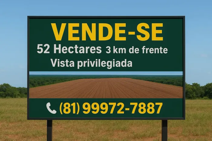 52000 m2 de area em serra das russas