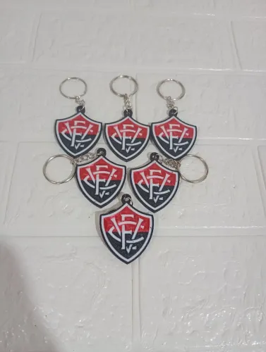 KIT 10 CHAVEIROS DO VITÓRIA FEITO EM 3D