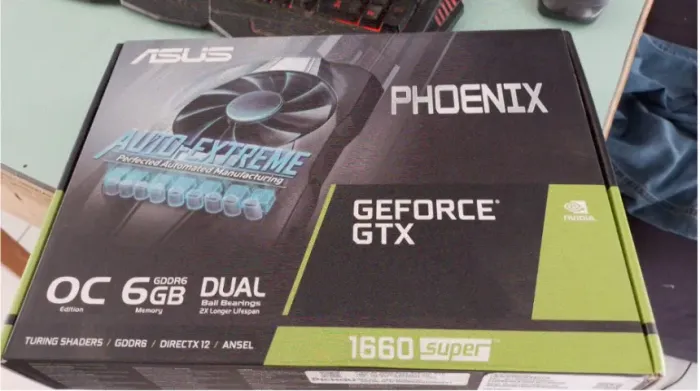 Placa de vídeo 1660 super 6GB