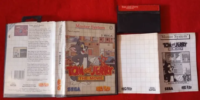 Cartucho Master System Tom & Jerry The Movie Tec Toy