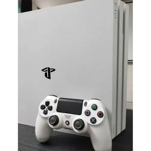 Ps4 pro branco1tb 4k,+5jogos, 2 controles