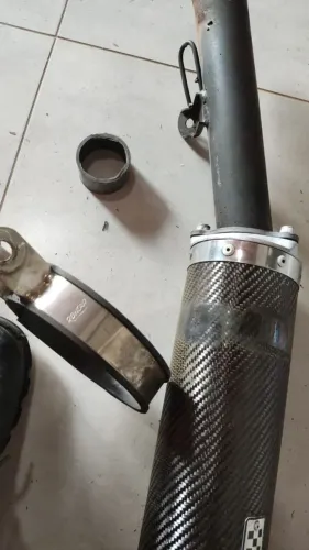 Escapamento esportivo CB 500 antiga