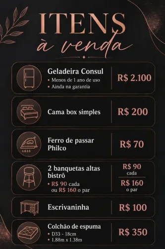 Móveis usados