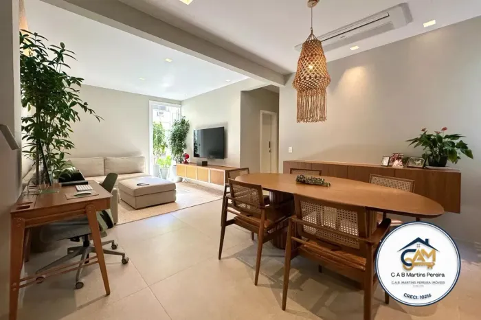 Apto todo mobiliado  2 quartos (2 suítes) 80 m² Ipanema Condomínio Edifício Leomara