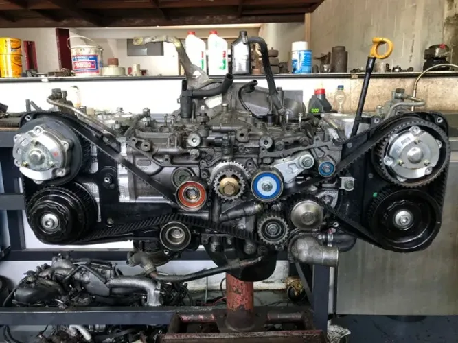 MOTOR SUBARU FORESTER 2.5 TURBO EJ25 2006 2007 2008 - IMPREZA WRX STI - PARCIAL ORIGINAL U